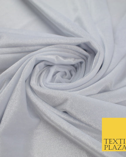 17 COLOURS LUXURY Plush Plain Stretch Velvet Velour Fabric Material Craft 58" D