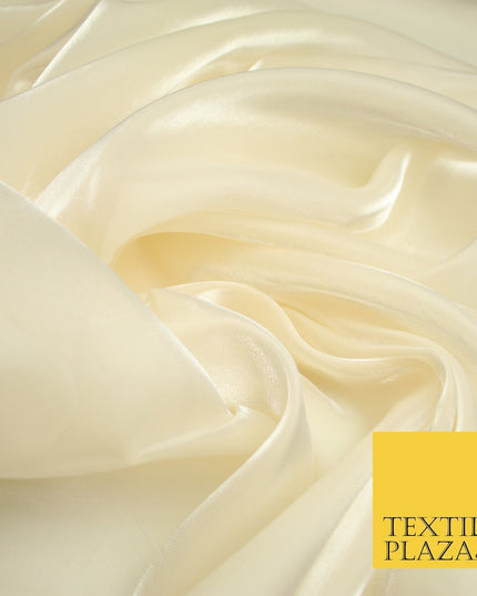 22 COLOURS - Soft Crystal Organza Shimmer Sheer Voile Draping Veil Dress Fabric