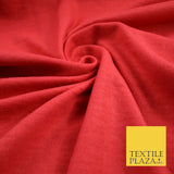 5 COLOURS - Plain Sweatshirt Stretch Fabric Knit Dress Top Material Brushed Back