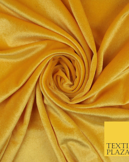 17 COLOURS LUXURY Plush Plain Stretch Velvet Velour Fabric Material Craft 58" D