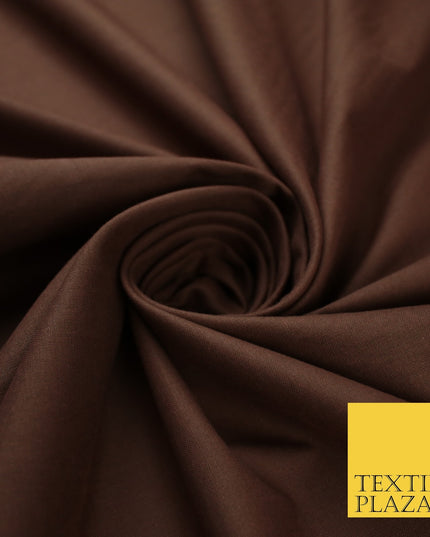 30 COLOURS - Plain Smooth Cotton Square Soft Fabric Dress Material Decor 56"