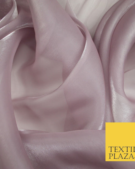 22 COLOURS - Soft Crystal Organza Shimmer Sheer Voile Draping Veil Dress Fabric