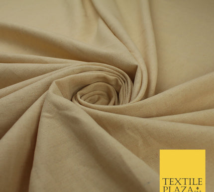 OVER 20 COLOURS - Plain Soft LINEN LOOK 100% Polyester Fabric Dress Craft 54"
