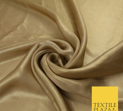 36 COLOURS - Fine Silky Metallic Foil Shimmer Satin Georgette Dress Fabric Drape