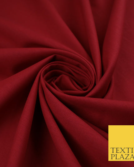 30 COLOURS - Plain Smooth Cotton Square Soft Fabric Dress Material Decor 56"