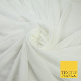 12 COLOURS Soft Power Mesh 4 Way Stretch Net Dress Dance Lingerie Fabric 58"