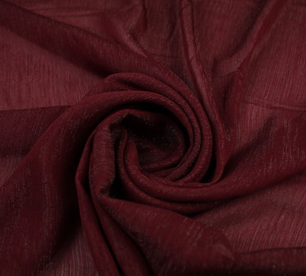 Silver Metallic Yoryu Chiffon Georgette Crinkle Dress Fabric 58″ OVER 20 COLOURS
