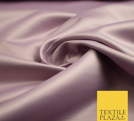 46 COLOURS Premium Plain Smooth Heavy Matt Duchess Bridal Satin Fabric Dress 60"