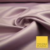 46 COLOURS Premium Plain Smooth Heavy Matt Duchess Bridal Satin Fabric Dress 60"