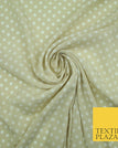 Linen Cream Beige and White Small Spot Dotted 2711 / 1 Metre
