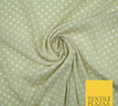 Linen Cream Beige and White Small Spot Dotted 2711 / 1 Metre