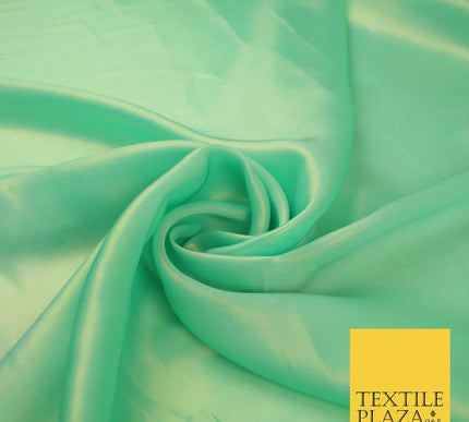 36 COLOURS - Fine Silky Metallic Foil Shimmer Satin Georgette Dress Fabric Drape