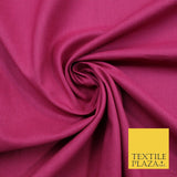 PREMIUM POPLIN 100% PURE COTTON SOLID PLAIN DYED FABRIC DRESS CRAFT MATERIAL 59"