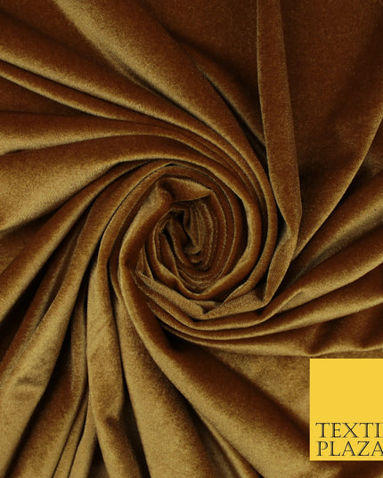 17 COLOURS LUXURY Plush Plain Stretch Velvet Velour Fabric Material Craft 58" D