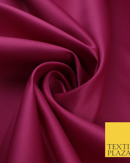 46 COLOURS Premium Plain Smooth Heavy Matt Duchess Bridal Satin Fabric Dress 60"