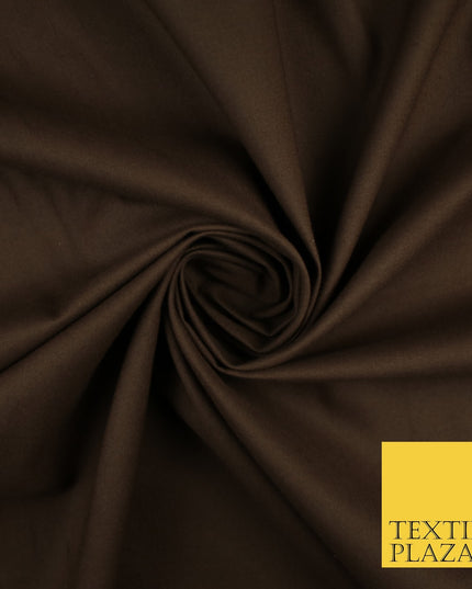 30 COLOURS - Plain Smooth Cotton Square Soft Fabric Dress Material Decor 56"