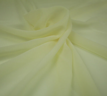 OVER 25 COLOURS Premium Plain Dyed Chiffon Fine Soft Georgette Dress Sari Fabric