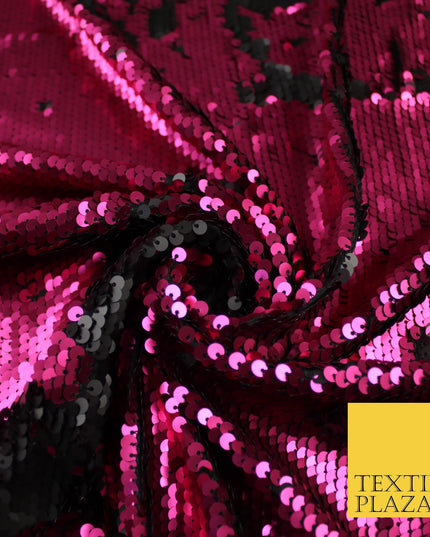 3 COLOURS Reversible Soft MATT MERMAID SEQUIN Fabric 2 Colour Way Changing Lycra