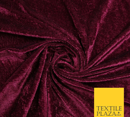 OVER 25 COLOURS Soft Plain Stretch Velvet Velour Fabric Material Dress Craft 58"