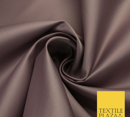 46 COLOURS Premium Plain Smooth Heavy Matt Duchess Bridal Satin Fabric Dress 60"