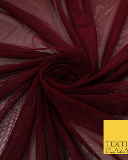 12 COLOURS Soft Power Mesh 4 Way Stretch Net Dress Dance Lingerie Fabric 58"