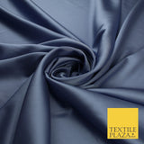 OVER 30 COLOURS Fine Silky Smooth Liquid Sateen Satin Dress Fabric Drape Lining