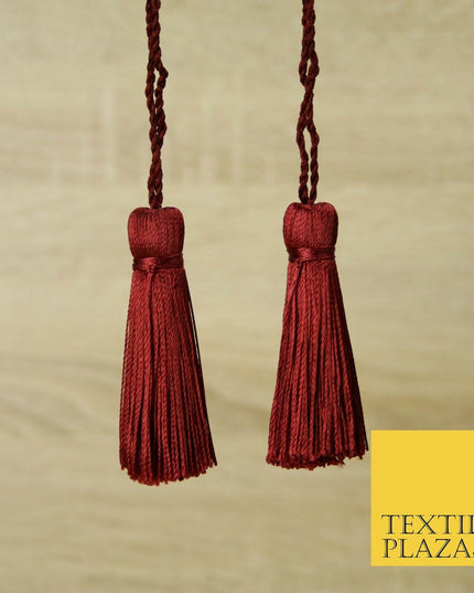 70 COLOURS Luxury Silk Soft Thread Tassels Latkans Cushion Sewing Craft Curtains