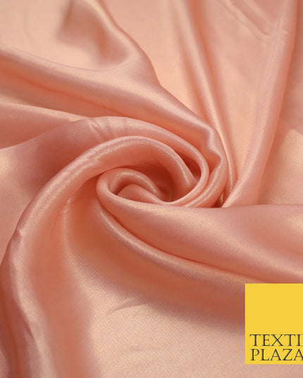 36 COLOURS - Fine Silky Metallic Foil Shimmer Satin Georgette Dress Fabric Drape