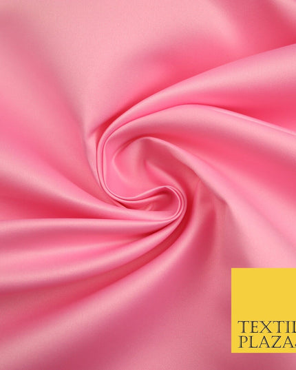 46 COLOURS Premium Plain Smooth Heavy Matt Duchess Bridal Satin Fabric Dress 60"