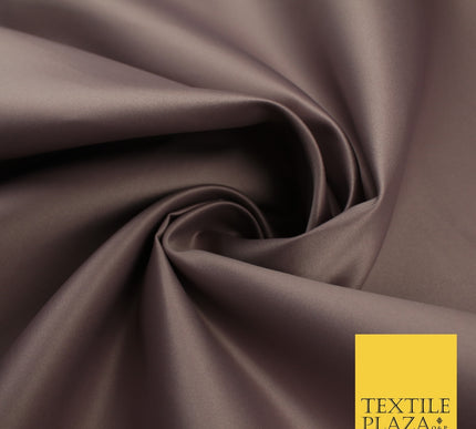 46 COLOURS Premium Plain Smooth Heavy Matt Duchess Bridal Satin Fabric Dress 60"
