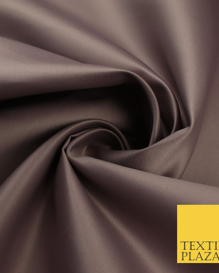 46 COLOURS Premium Plain Smooth Heavy Matt Duchess Bridal Satin Fabric Dress 60"