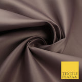 46 COLOURS Premium Plain Smooth Heavy Matt Duchess Bridal Satin Fabric Dress 60"