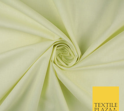 30 COLOURS - Plain Smooth Cotton Square Soft Fabric Dress Material Decor 56"