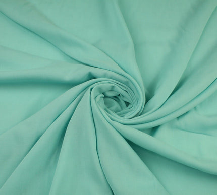 42 COLS Luxury Soft Plain Non-Stretch Spun Rayon Viscose Fabric Dress Drapes 52"