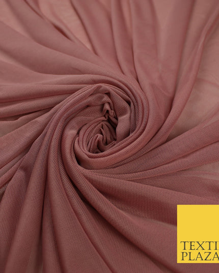 12 COLOURS Soft Power Mesh 4 Way Stretch Net Dress Dance Lingerie Fabric 58"