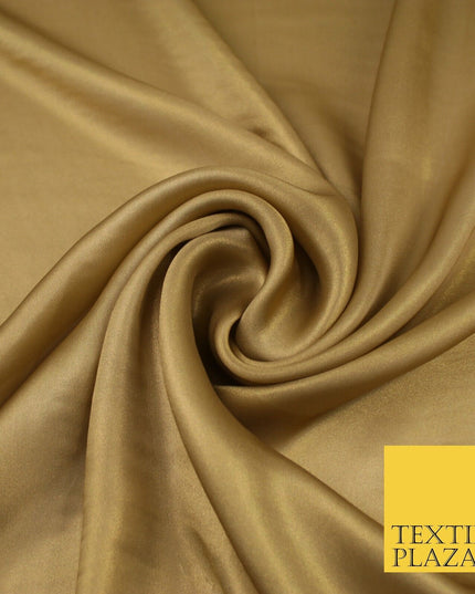 36 COLOURS - Fine Silky Metallic Foil Shimmer Satin Georgette Dress Fabric Drape