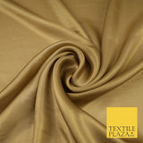 36 COLOURS - Fine Silky Metallic Foil Shimmer Satin Georgette Dress Fabric Drape