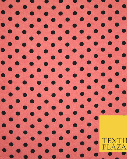 5mm Small Polka Dot Spot Printed Crepe Spotted Dotted Polyester Dress Fabric 58"