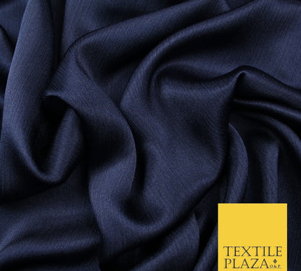 OVER 20 COLOURS - Premium Plain Dyed Yoryu Satin Crinkle Effect Dress Fabric 59″