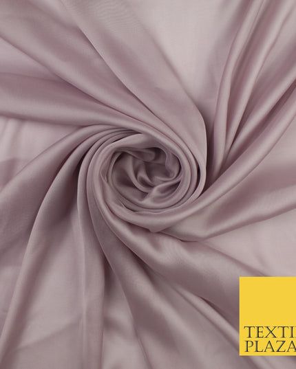 4 COLOURS Semi-Sheer Chiffon Georgette Fabric Bridal Dress Craft 47" Wide