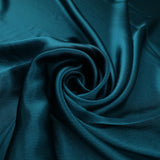 OVER 20 COLOURS - Premium Plain Dyed Yoryu Satin Crinkle Effect Dress Fabric 59″