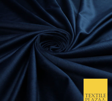 17 COLOURS - LUXURY Plush Plain Stretch Velvet Velour Fabric Material Craft 59"