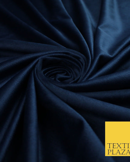 17 COLOURS - LUXURY Plush Plain Stretch Velvet Velour Fabric Material Craft 59"