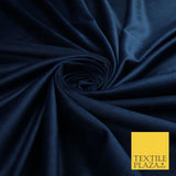 17 COLOURS - LUXURY Plush Plain Stretch Velvet Velour Fabric Material Craft 59"
