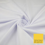 16 COLOURS - Plain Soft Smooth Crisp 100% Polyester Dress Fabric Suiting Craft