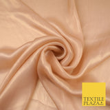 36 COLOURS - Fine Silky Metallic Foil Shimmer Satin Georgette Dress Fabric Drape