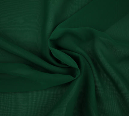 OVER 25 COLOURS Premium Plain Dyed Chiffon Fine Soft Georgette Dress Sari Fabric