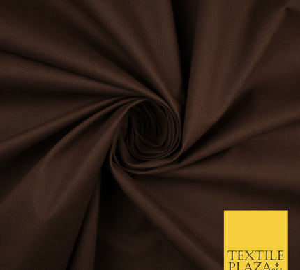 30 COLOURS - Plain Smooth Cotton Square Soft Fabric Dress Material Decor 56"