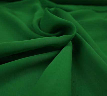 OVER 25 COLOURS Premium Plain Dyed Chiffon Fine Soft Georgette Dress Sari Fabric