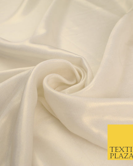 36 COLOURS - Fine Silky Metallic Foil Shimmer Satin Georgette Dress Fabric Drape